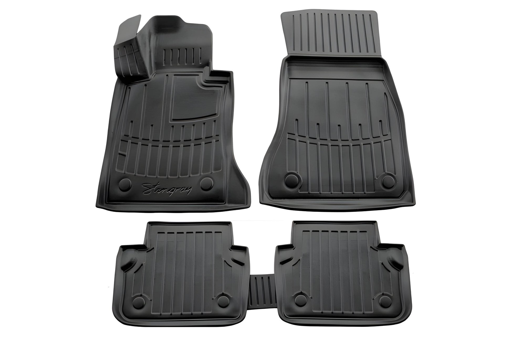 Stingray 3D Rubber Floor Mats (5 pcs, Polyurethane) for BMW 5 Series G30/G31 2017-2023 - image 1