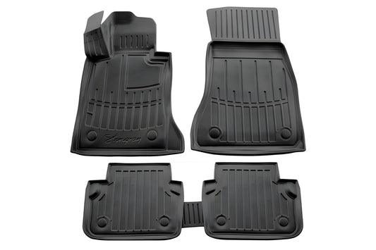 Stingray 3D Rubber Floor Mats (5 pcs, Polyurethane) for BMW 5 Series G30/G31 2017-2023 - image 1