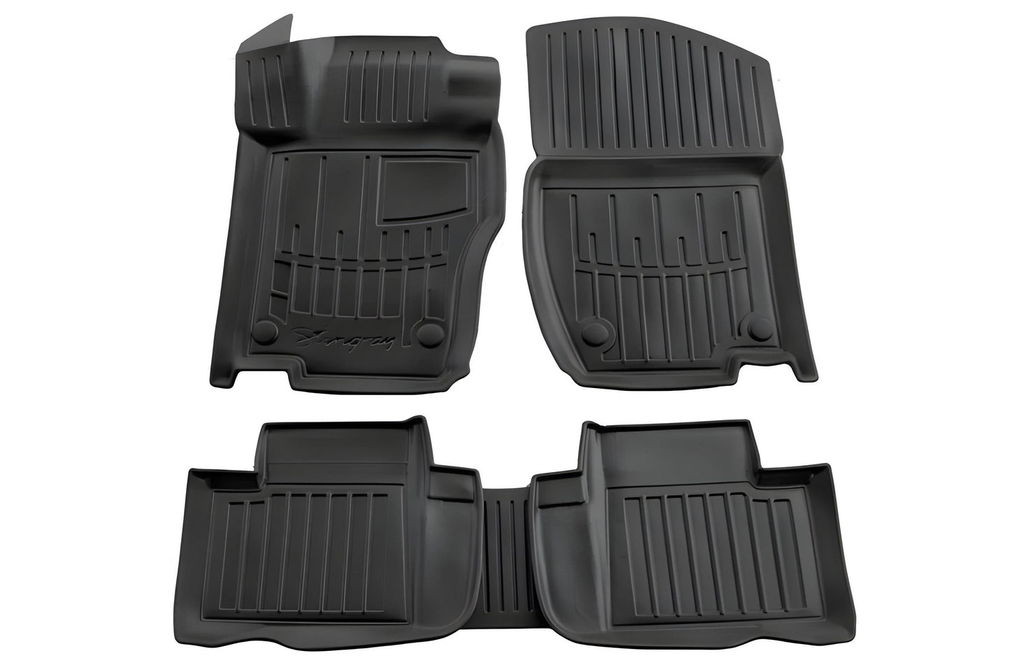 Stingray 3D Rubber Floor Mats (5 pcs, Polyurethane) for Mercedes GL сlass X164 2006-2012 - image 1