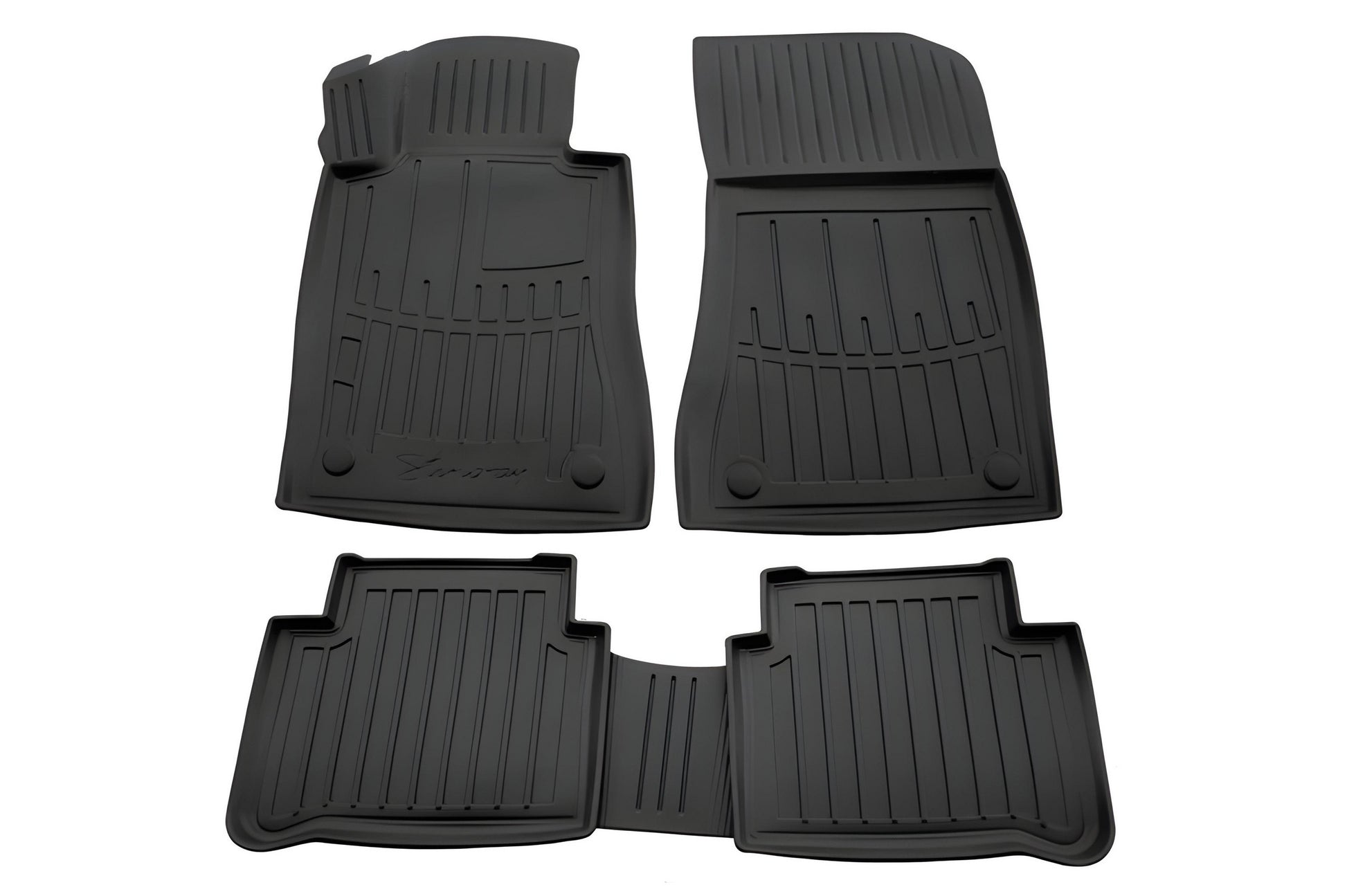Stingray 3D Rubber Floor Mats (2WD, 5 pcs, Polyurethane) for Mercedes E-сlass W211 2002-2009 - image 1