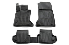 Stingray 3D Rubber Floor Mats (2013-2016, 5 pcs, Polyurethane) for BMW 5 Series F-10/11/07 2010-2016 - image 1