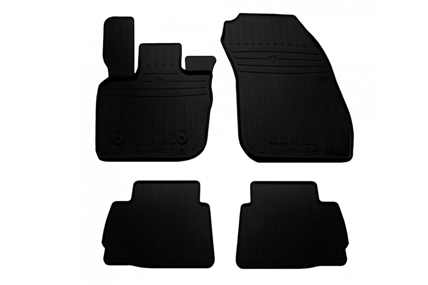 Rubber Floor Mats (4 pcs, Stingray Premium) for Ford Ka 2016- - image 1