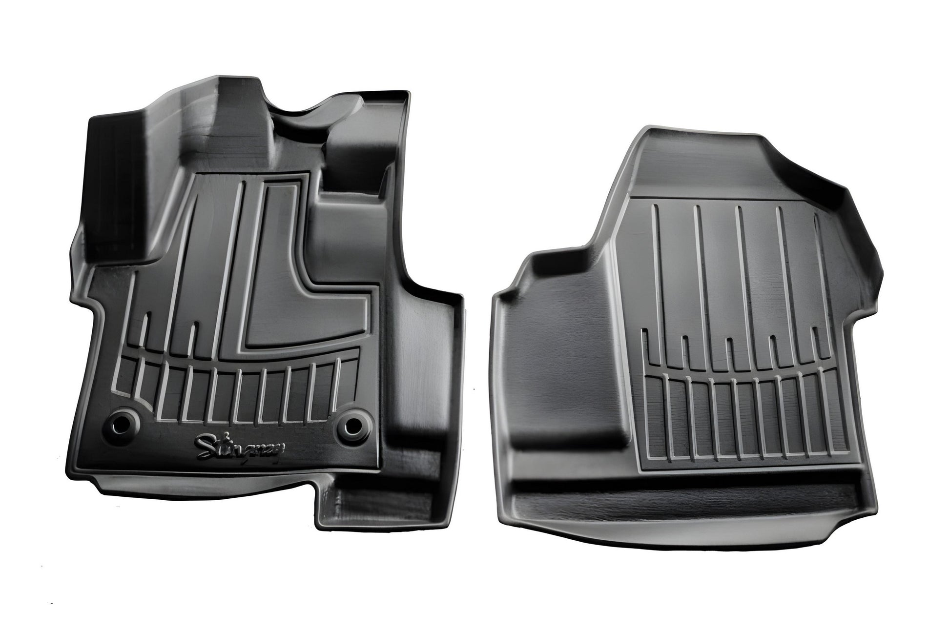 Stingray 3D Rubber Floor Mats (1+2, 2 pcs) for Fiat Scudo 2022- - image 1