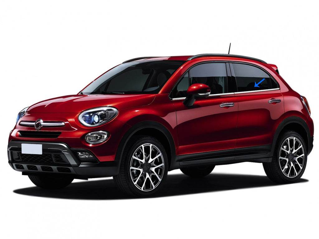 Smoked glass (4 PCs) for Fiat 500X - Reelken Auto