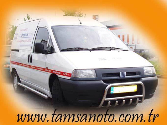 The WT003 bumper guard (stainless) for Peugeot Expert 1995-2007 - Reelken Auto