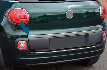 Trim above license plate (for 500L, stainless steel) for Fiat 500/500L 2013-2022 - image 1