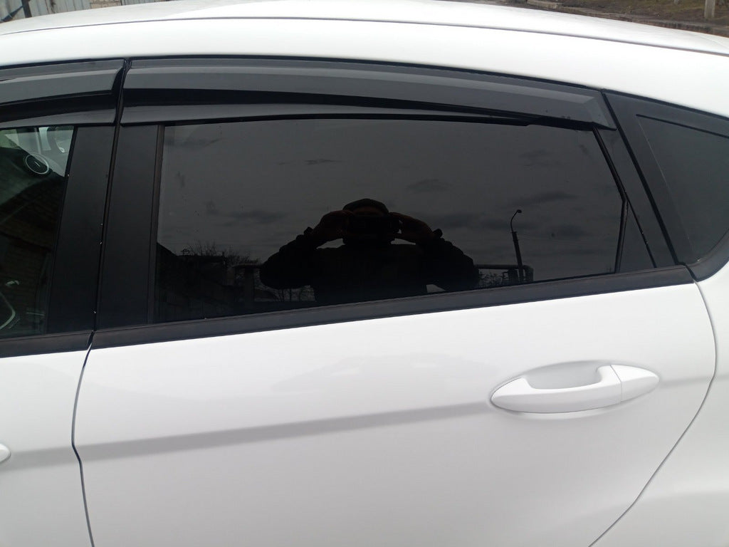 Window Deflectors (4 pcs, Sunplex Sport) for Ford Fiesta 2008-2017 - image 6