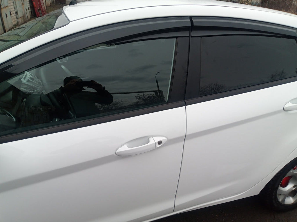 Window Deflectors (4 pcs, Sunplex Sport) for Ford Fiesta 2008-2017 - image 4