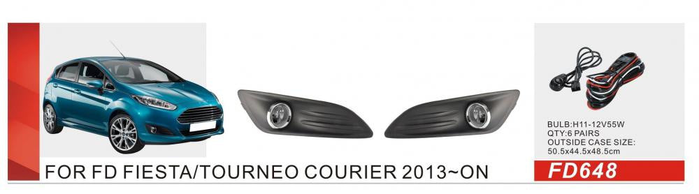 Fog Lights (2013-2017, Halogen) for Ford Fiesta 2008-2017 - image 1