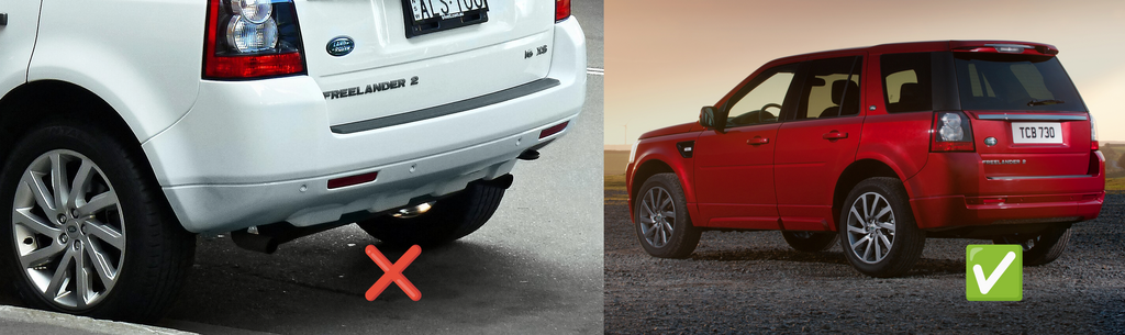 Premium mudguards (for Sport Edition, 4 pcs.) for Land Rover Freelander II - image 3