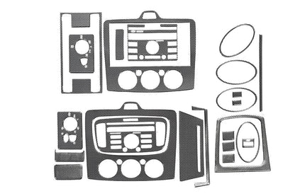 Dashboard Trim Covers AC (Maxi-Set, Carbon) for Ford Focus II 2005-2008 - image 1