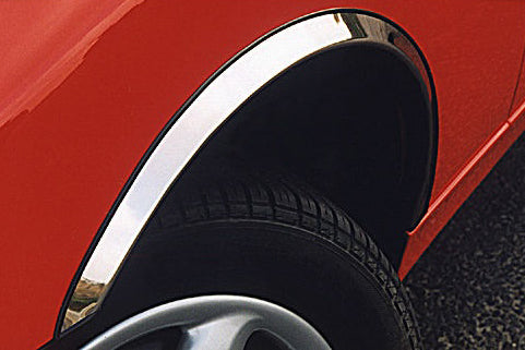 Fender flares (4 pcs, stainless steel) for Daewoo Lanos 1998-2017 - image 2