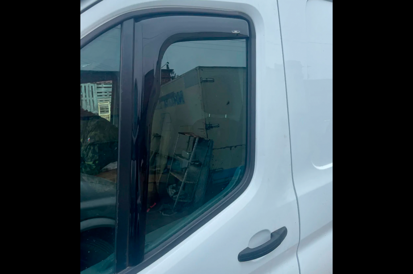 In-channel window deflectors (2 pcs, HIC) for Ford Transit 2014- - image 5