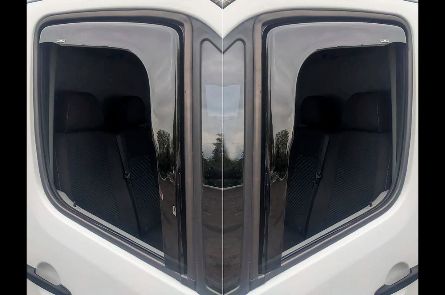 In-channel window deflectors (2 pcs, HIC) for Volkswagen Crafter 2006-2016 - image 10