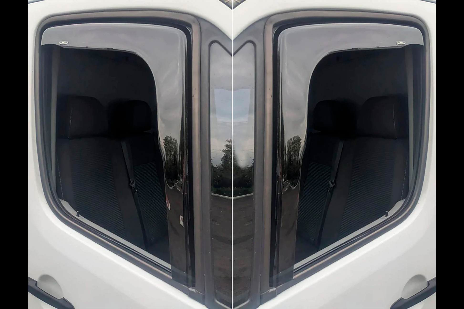 In-channel window deflectors (2 pcs, HIC) for Mercedes Sprinter W906 2006-2018 - image 10