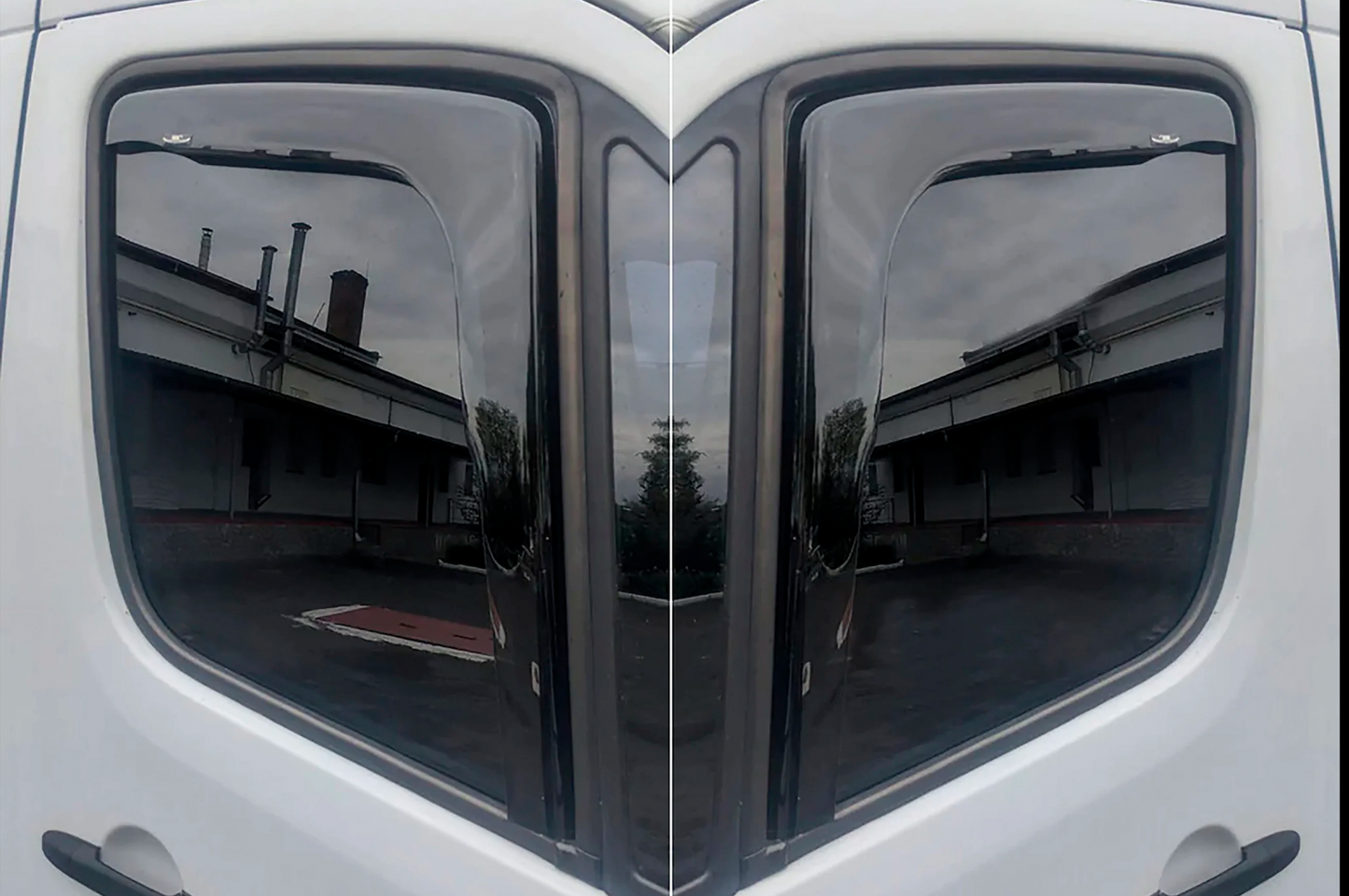 In-channel window deflectors (2 pcs, HIC) for Mercedes Sprinter W906 2006-2018 - image 11