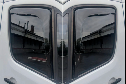 In-channel window deflectors (2 pcs, HIC) for Volkswagen Crafter 2006-2016 - image 11
