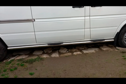 Side Pipes (2 pcs, Stainless Steel) for Volkswagen LT 1995-2006 - image 3