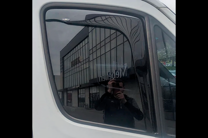 In-channel window deflectors (2 pcs, HIC) for Volkswagen Crafter 2006-2016 - image 8