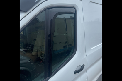 In-channel window deflectors (2 pcs, HIC) for Ford Transit 2014- - image 6
