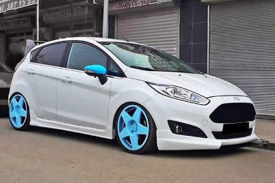 Front bumper lip 2013-2017 (primed for painting) for Ford Fiesta 2008-2017 - image 1