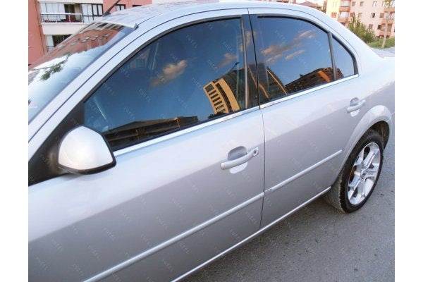 The outer edging of the glass (4 pieces, stainless.) for Ford Mondeo 2000-2007 - Reelken Auto