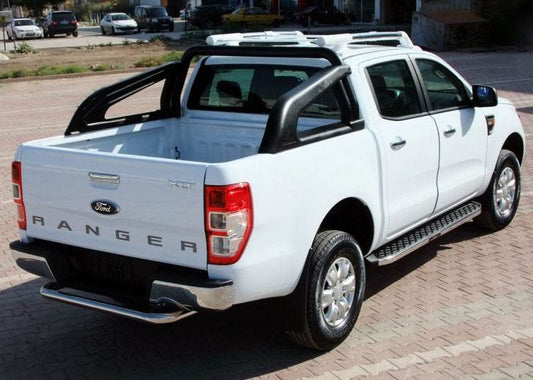 Side area BlackLine (2 pieces, aluminum) for Ford Ranger 2011-2022 - Reelken Auto