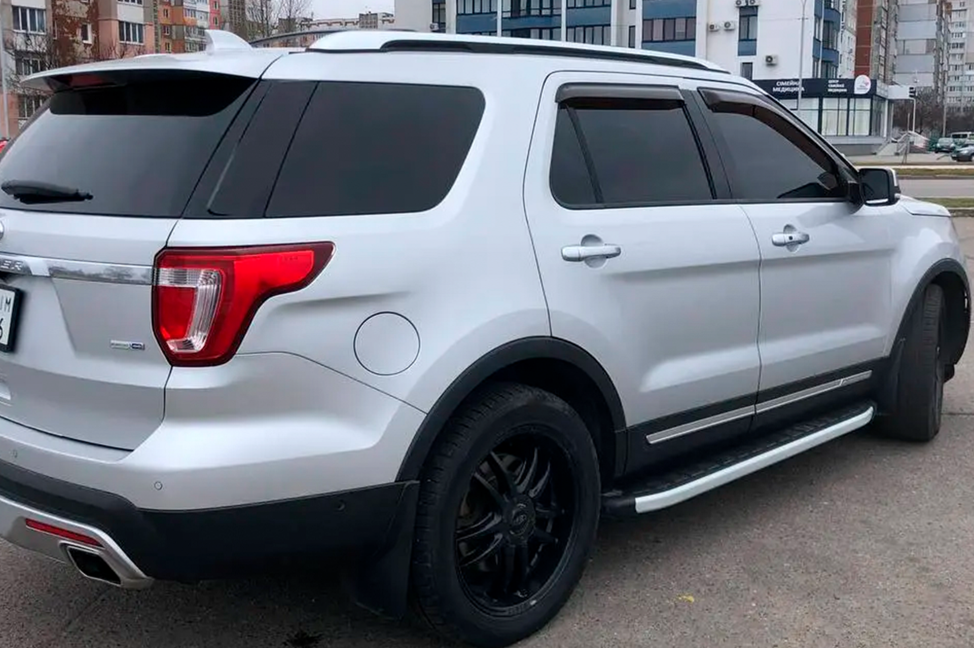 Side Steps Fullmond (2 pcs, aluminum) for Ford Explorer 2011-2019 - image 2