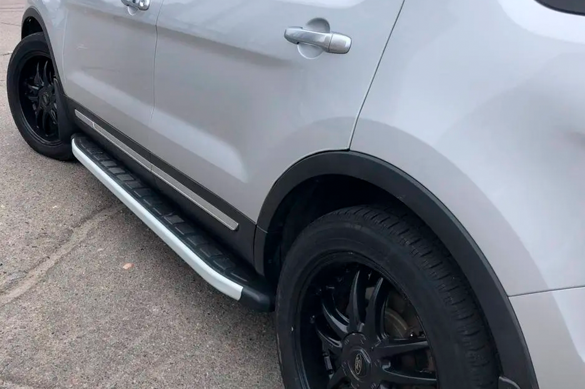 Side Steps Fullmond (2 pcs, aluminum) for Ford Explorer 2011-2019 - image 1