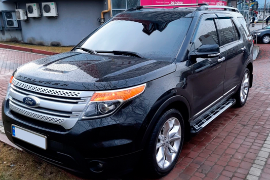 Side Steps Sunrise (2 pcs, Aluminum) for Ford Explorer 2011-2019 - image 1