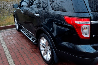 Side Steps Sunrise (2 pcs, Aluminum) for Ford Explorer 2011-2019 - image 3
