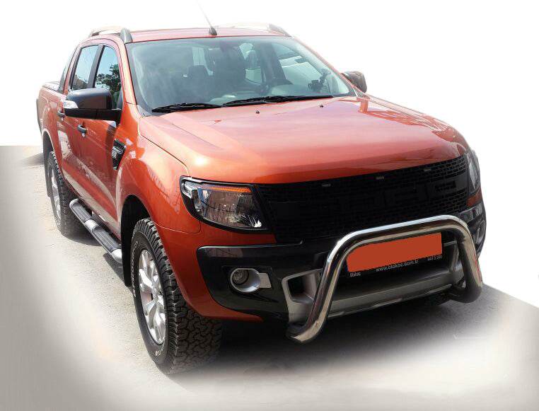 Front protection WT005 (stainless) for Ford Ranger 2011-2022 - Reelken Auto
