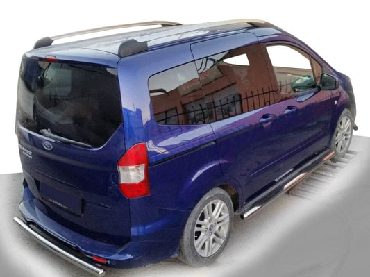 Side pipes (2 PCs, stainless steel) for Ford Courier 2014-2023 - Reelken Auto