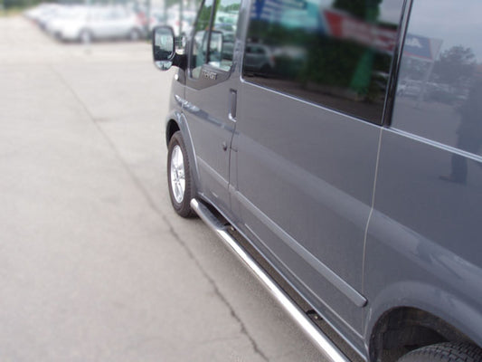 Side Pipes (2 pcs, Stainless Steel) for Ford Transit 2014- - image 2