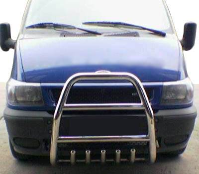 Kengurâtnik QT007 (2000-2006, stainless steel.) for Ford Transit 2000-2014 - Reelken Auto