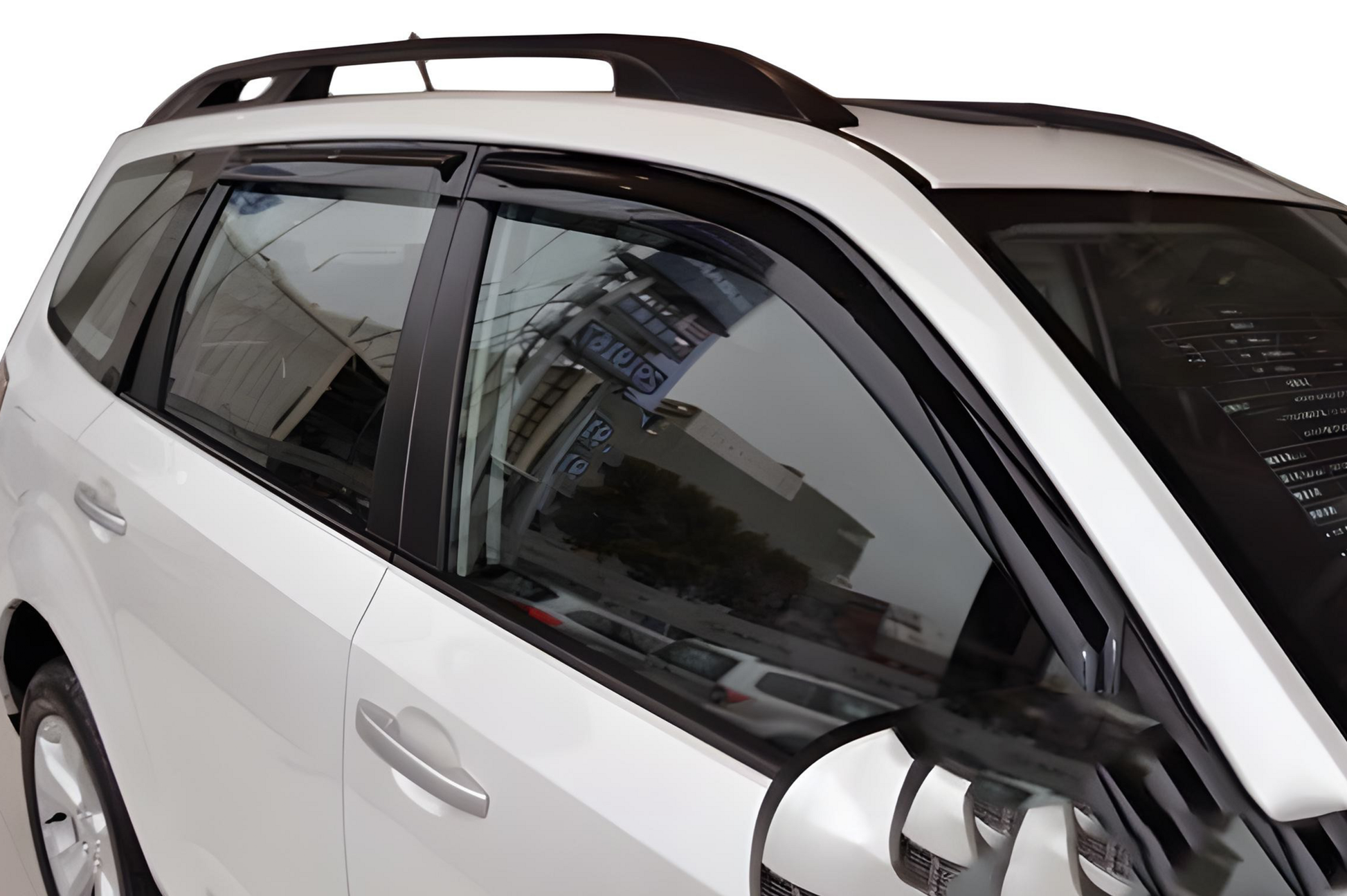 Window Deflectors (4 pcs, HIC) for Subaru Forester 2013-2018 - image 1