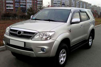 Window Deflectors (4 pcs, HIC) for Toyota Fortuner 2006-2015 - image 1