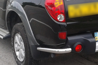 Rear Corner Bars AK003 (2 pcs, stainless steel) for Mitsubishi L200 2006-2015 - image 1