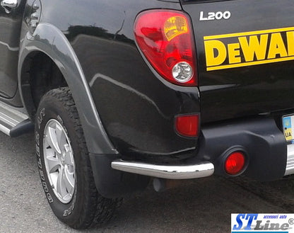 Rear Corner Bars AK003 (2 pcs, stainless steel) for Mitsubishi L200 2006-2015 - image 3