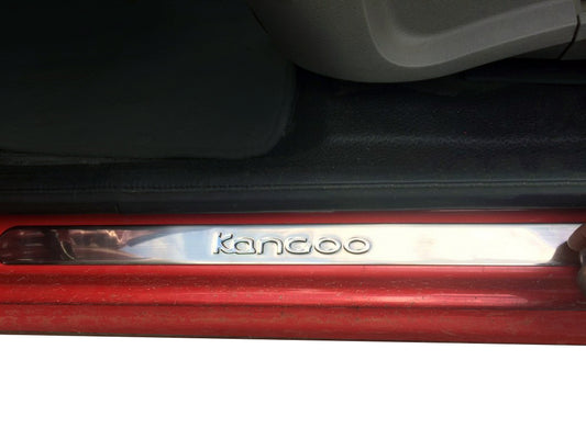 Door Sill Protectors OmsaLine (2 pcs, Stainless Steel) for Renault Kangoo 2008-2020 - image 1