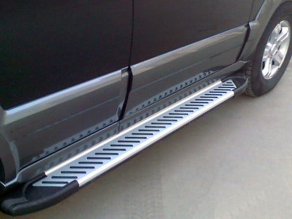 Side Steps Line (2 pcs, Aluminum) for Kia Sorento I BL 2002-2009 - image 1