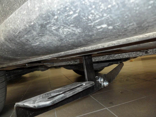 Lateral platforms Mevsim Gray (2 pieces, aluminum) for Range Rover Sport 2005-2013 - Reelken Auto