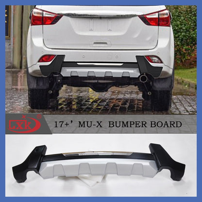 Front and Rear Bumper Extensions (2 pcs) for Isuzu MU-X 2013- - image 2