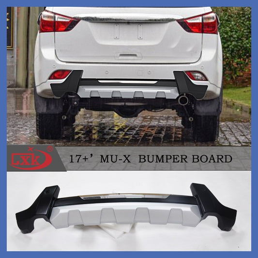 Front and Rear Bumper Extensions (2 pcs) for Isuzu MU-X 2013- - image 2