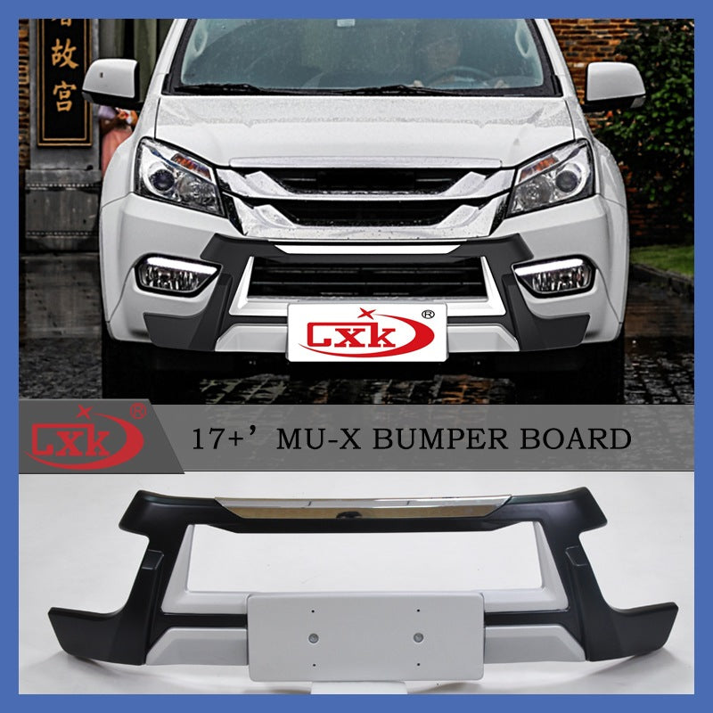Front and Rear Bumper Extensions (2 pcs) for Isuzu MU-X 2013- - image 3