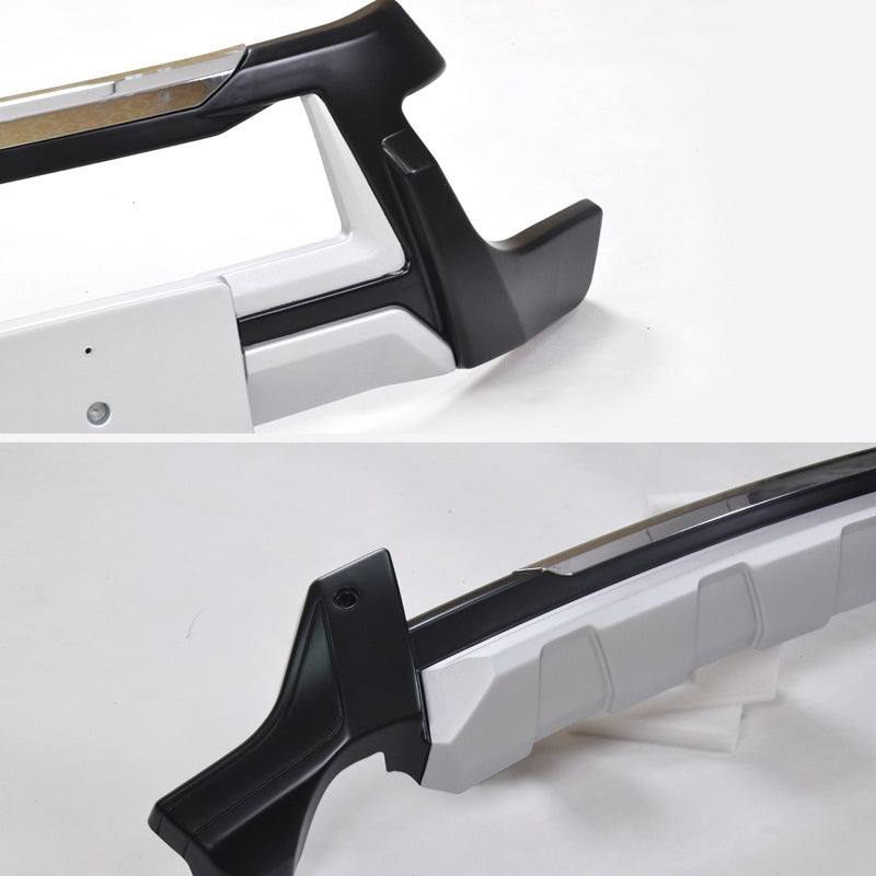 Front and Rear Bumper Extensions (2 pcs) for Isuzu MU-X 2013- - image 4