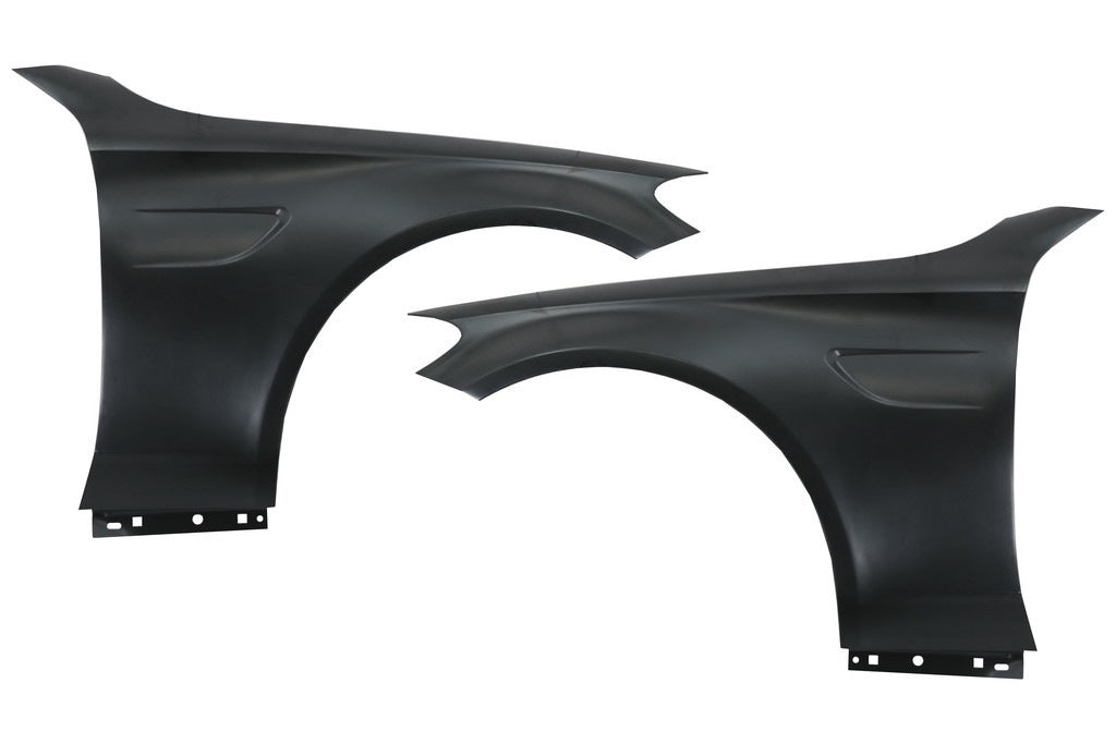 Body kit with hood and wings (C63 AMG) for Mercedes C-class W205 2014-2021 - image 4