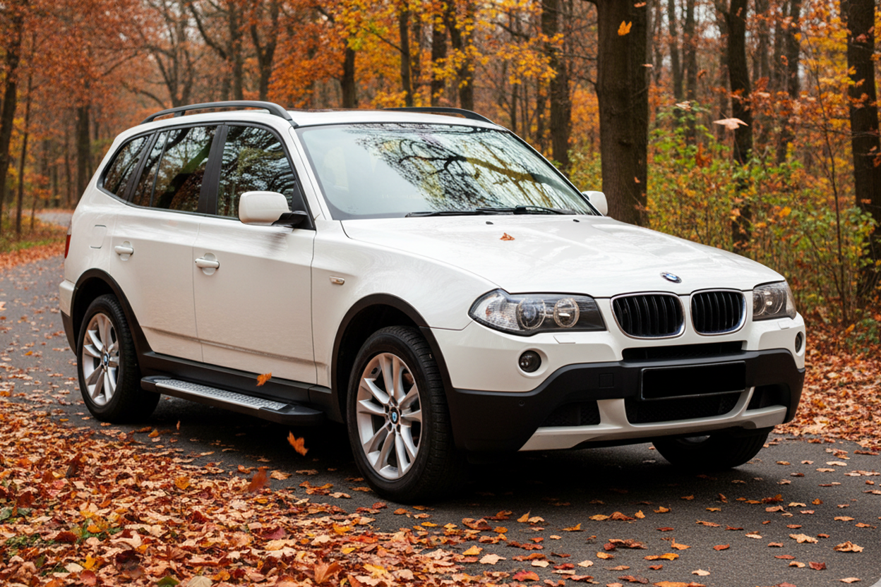 Side Steps Allmond Grey (2 pcs, Aluminum) for BMW X3 E-83 2003-2010 - image 1