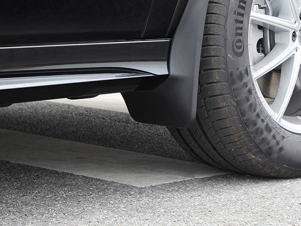 Premium Mud Flaps (painted fender flares, model without side steps, 4 pcs) for Mercedes GLE W167 2018- - image 1