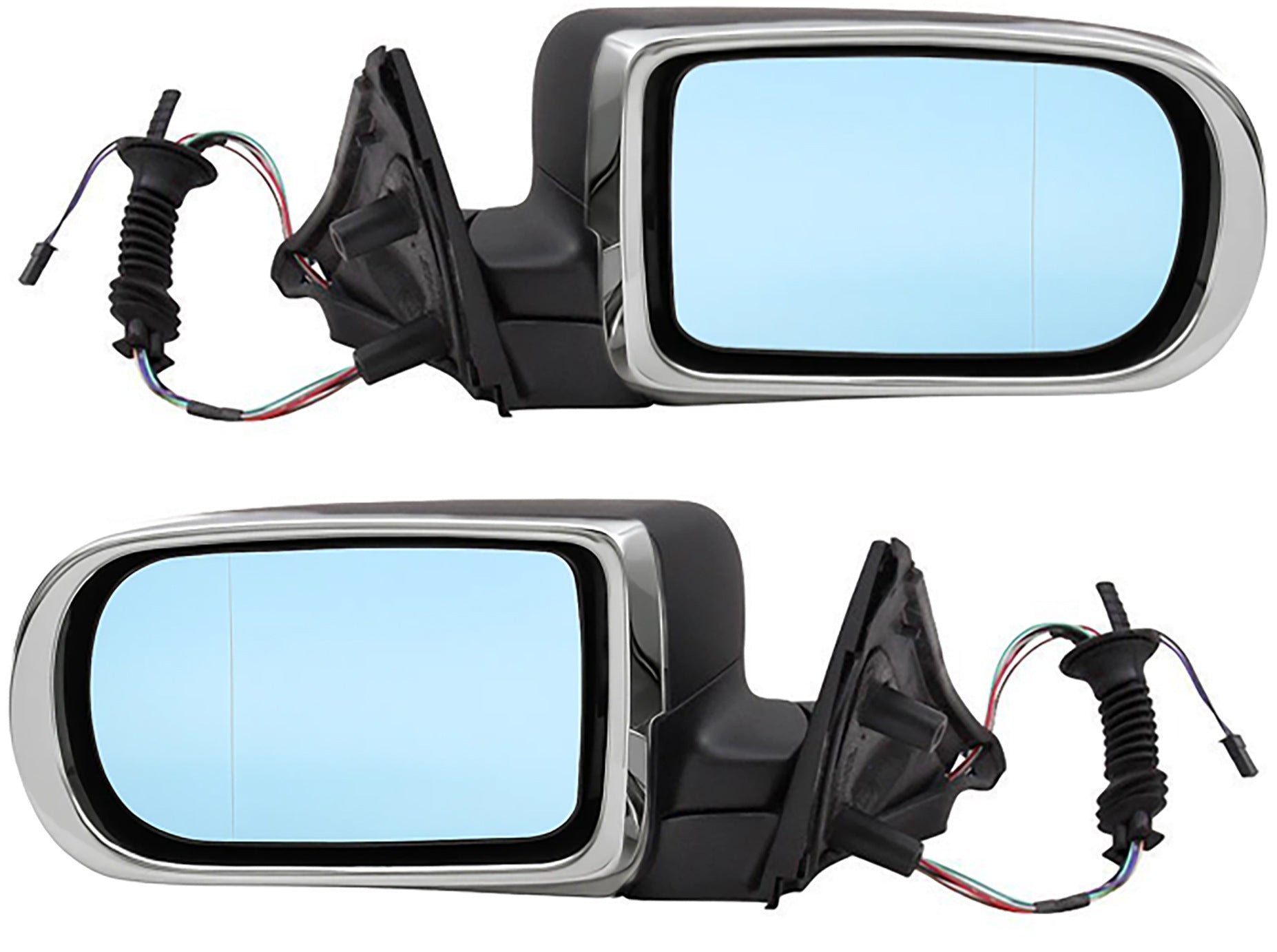 Mirror Covers (2 pcs, Plastic) for BMW 5 Series E-39 1996-2003 - image 3